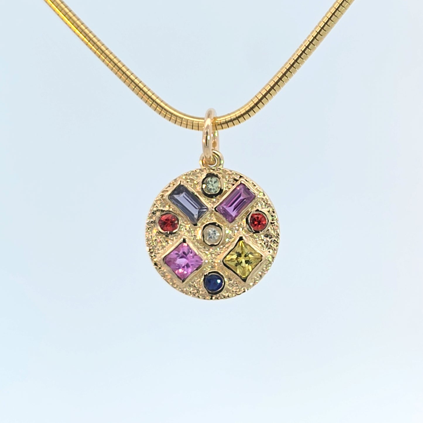 Mini Multi Gem Pendant