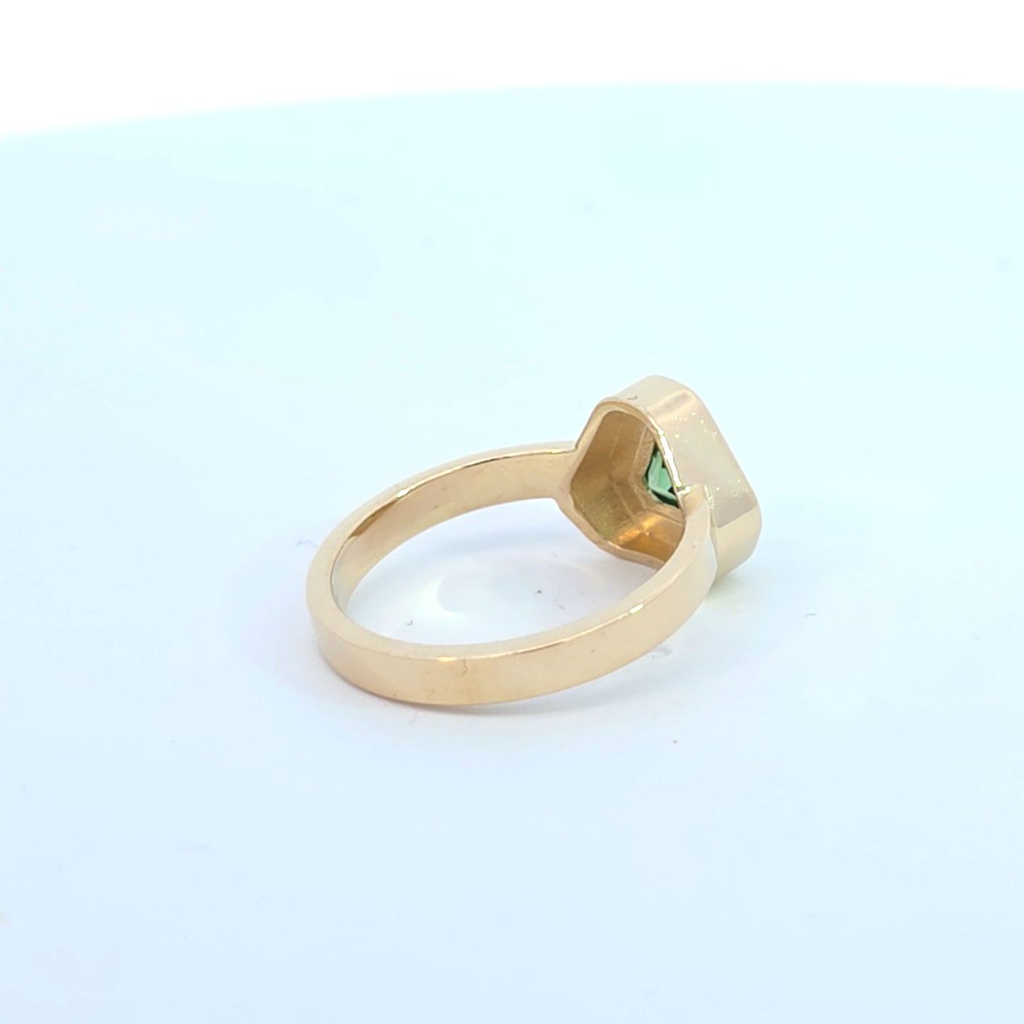 Light Green Chrome Tourmaline Ring