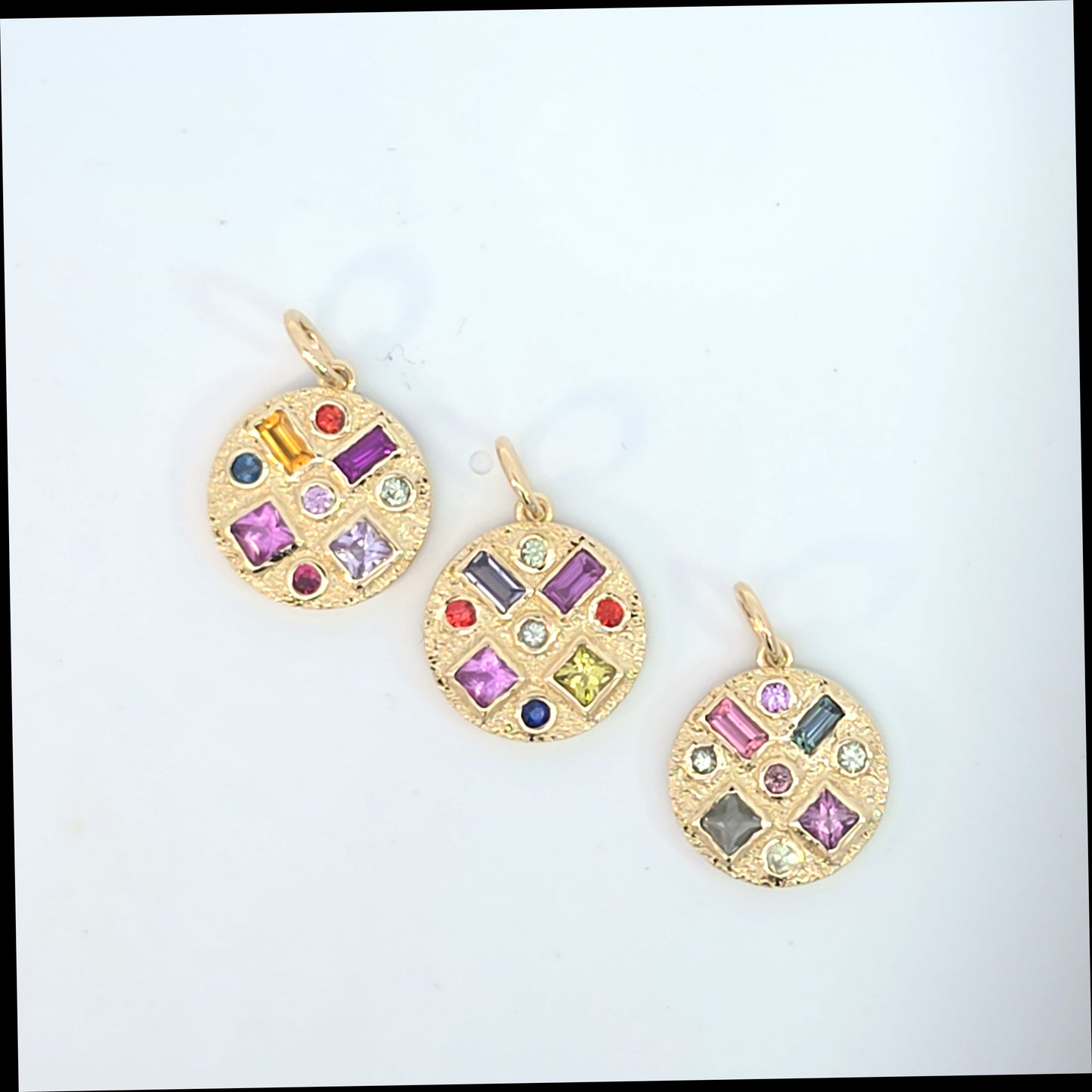 Mini Multi Gem Pendant