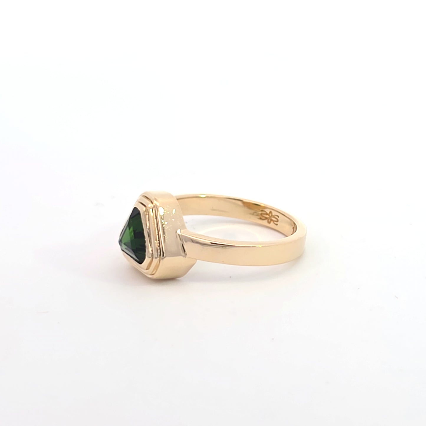 Deep Green Chrome Tourmaline Ring