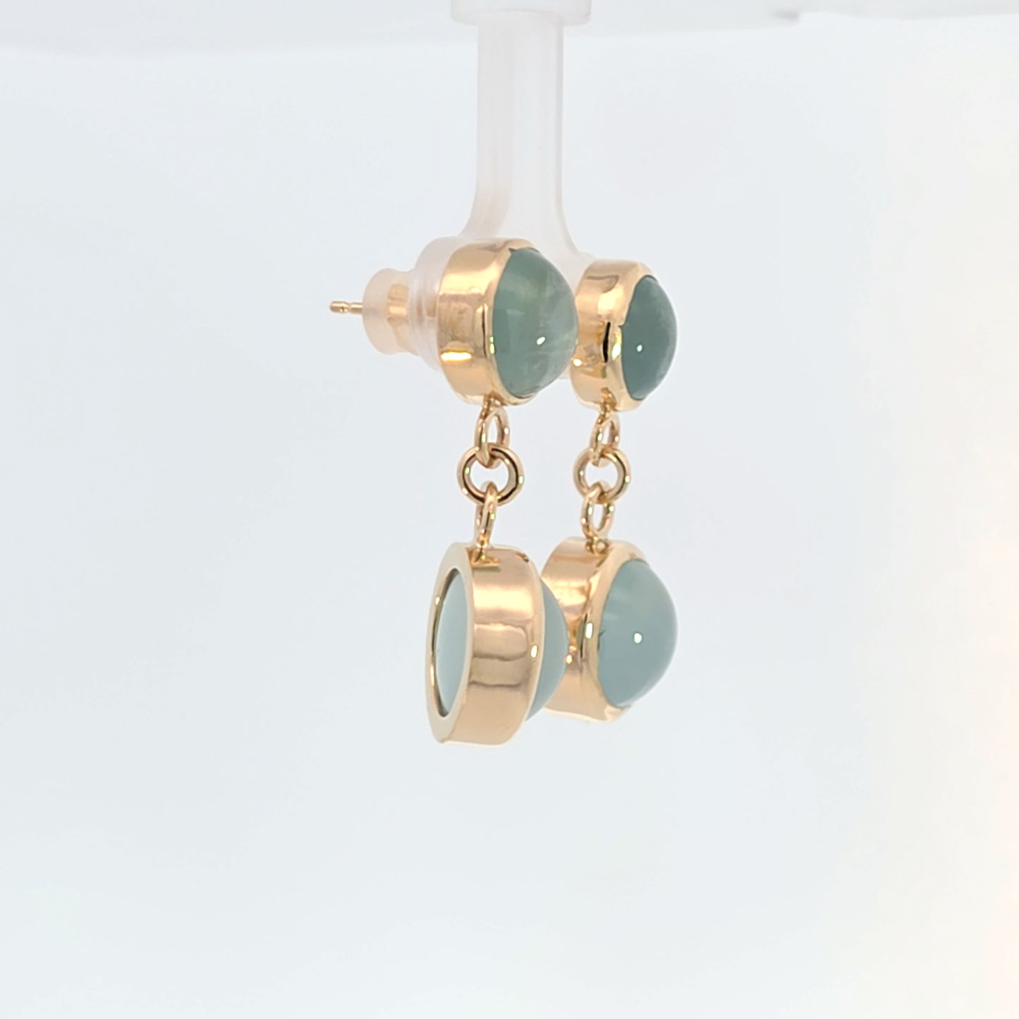 Aquamarine Double Drop Earrings