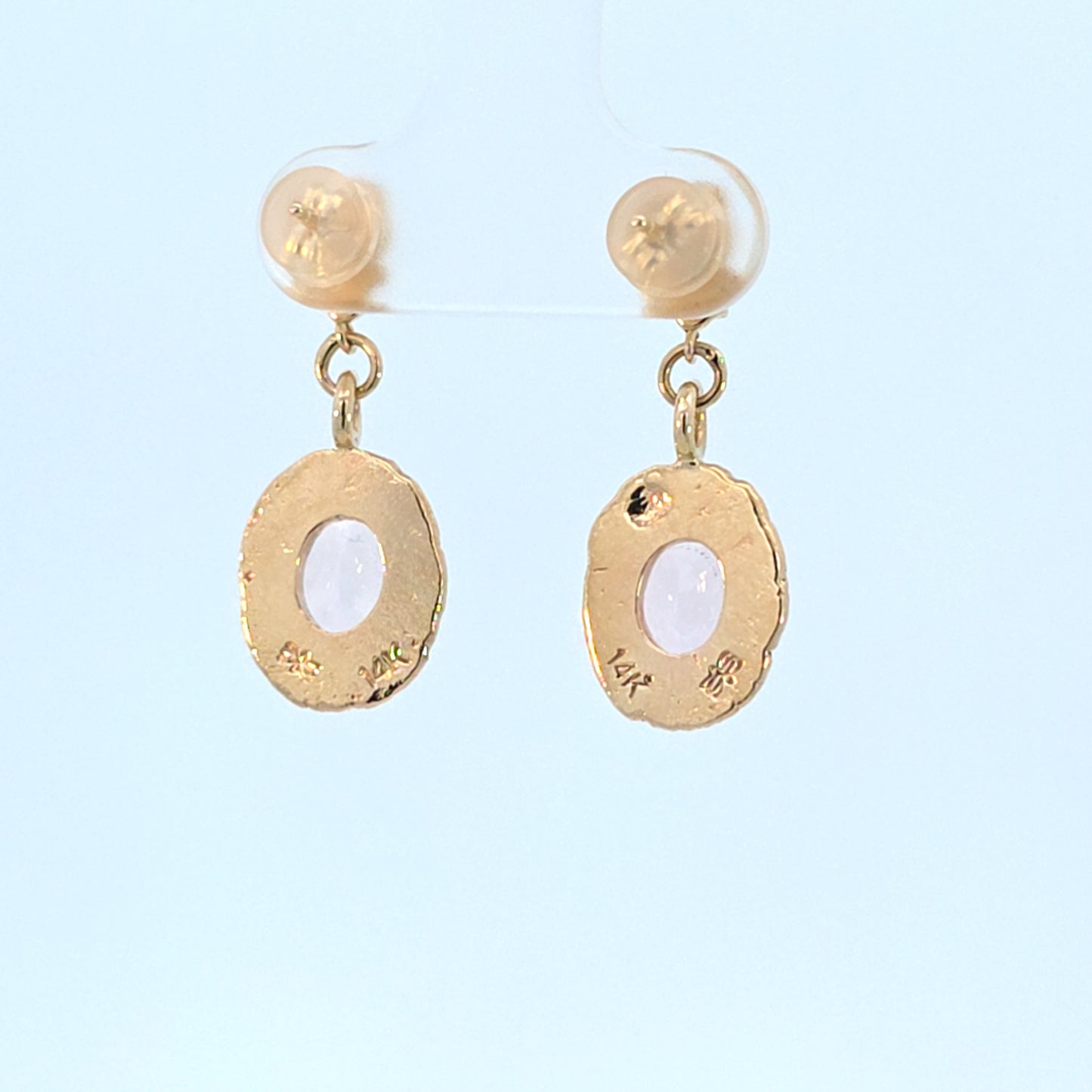 Morganite Dangle Earrings