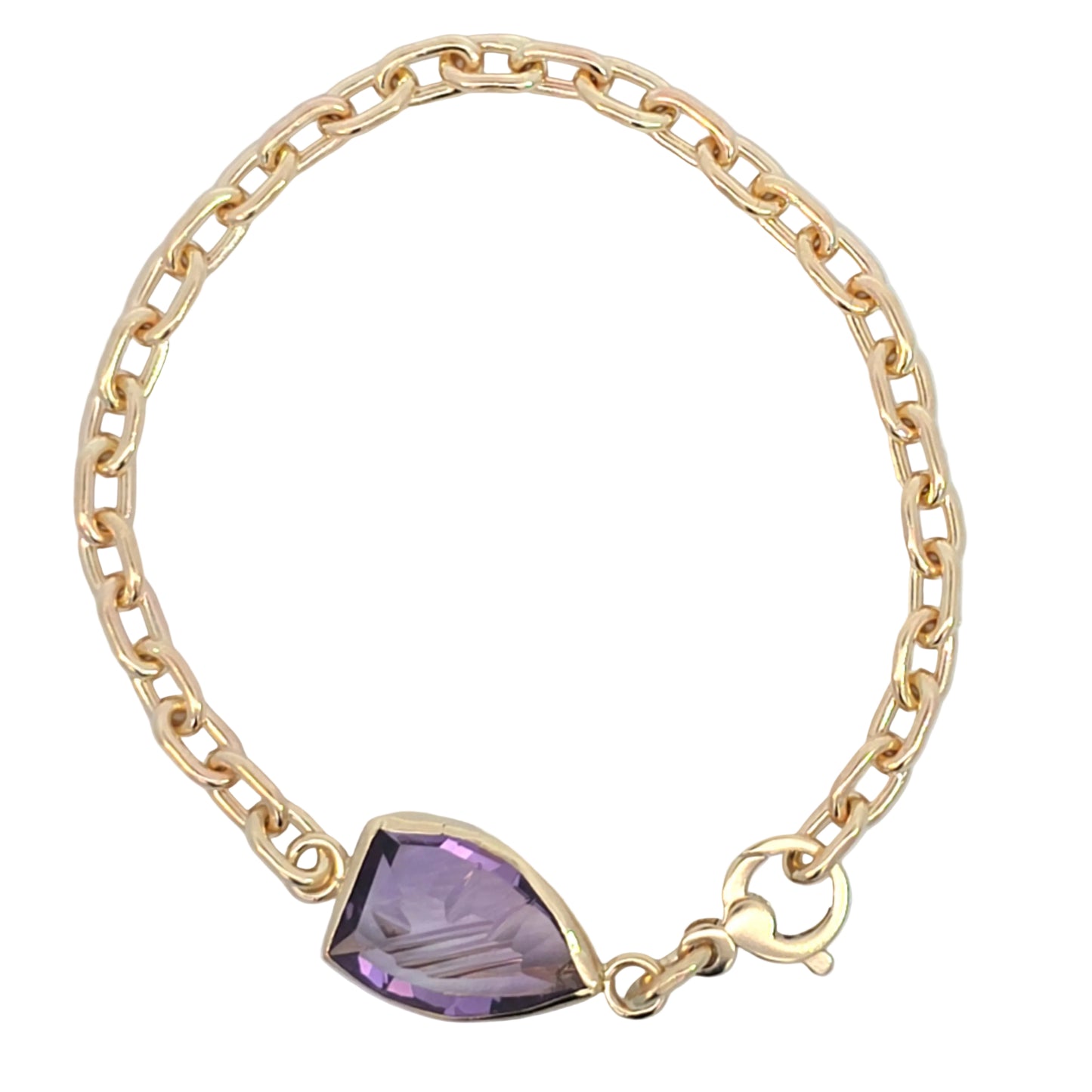 Carved Amethyst Bracelet 3