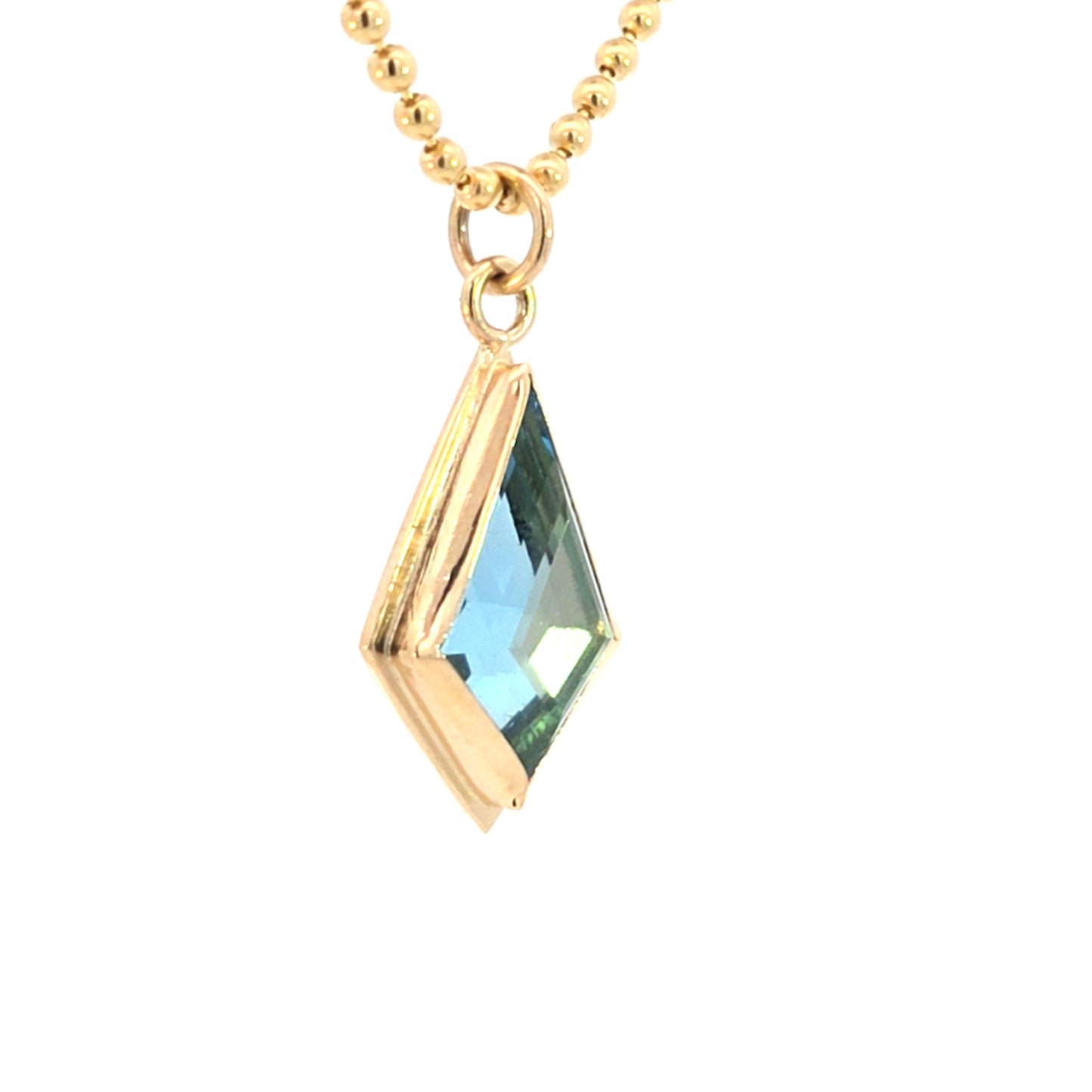 Aquamarine Kite Pendant