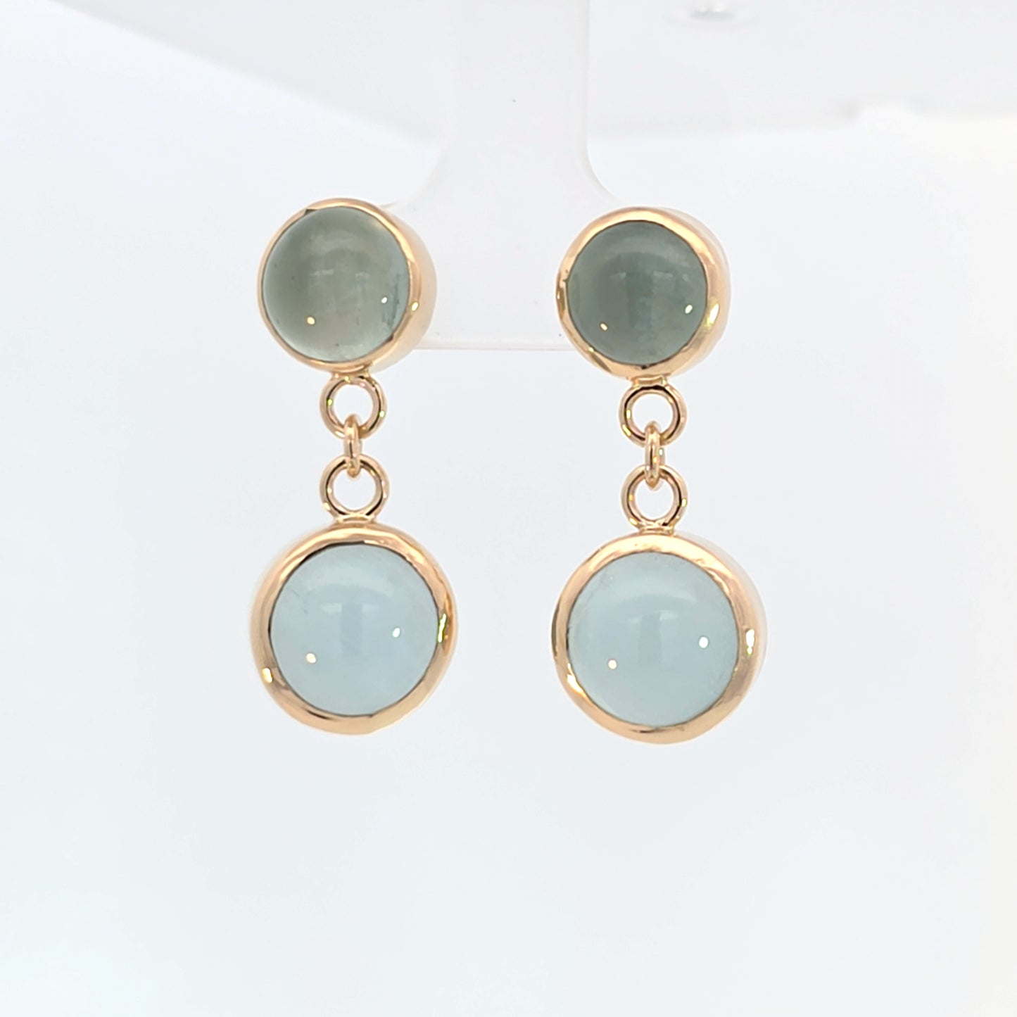 Aquamarine Double Drop Earrings