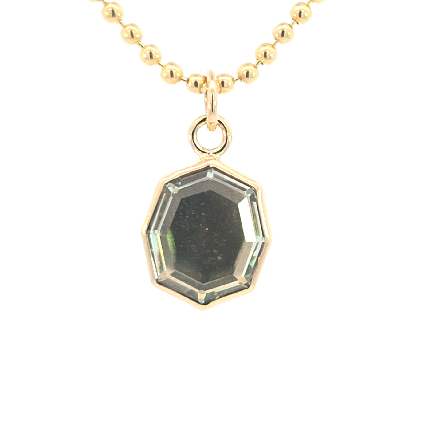 Green Amethyst Pendant