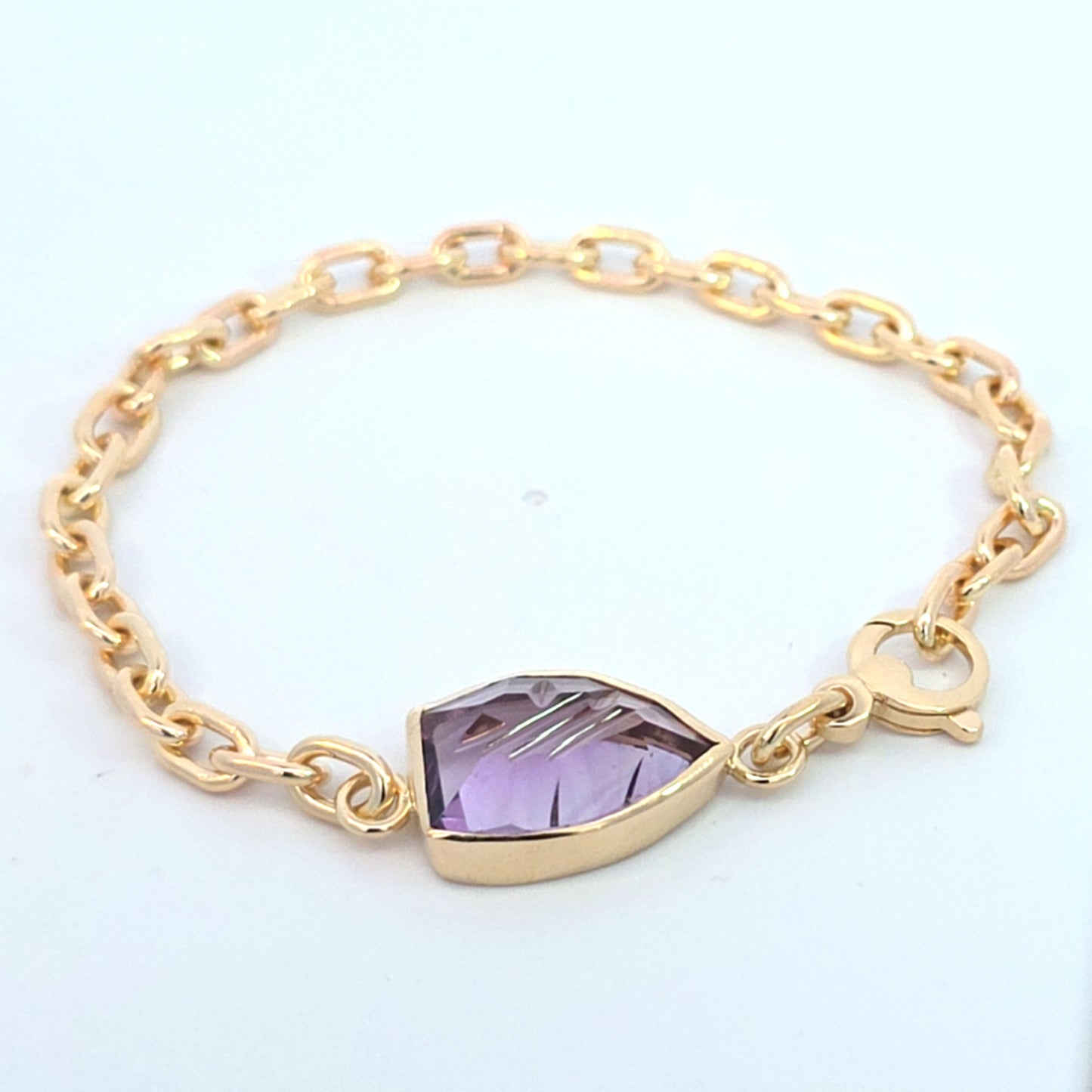 Carved Amethyst Bracelet 3