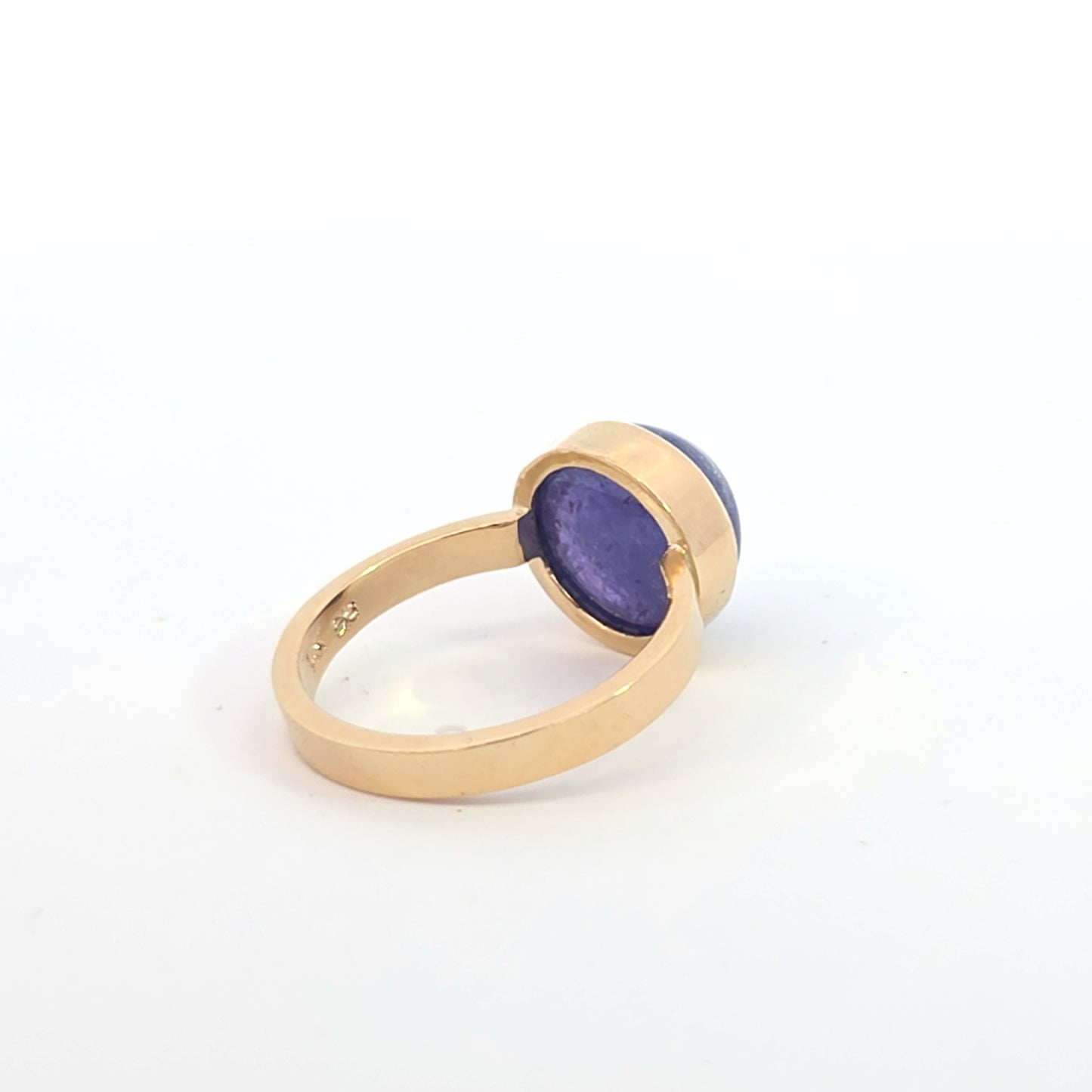 Tanzanite Cabochon Ring