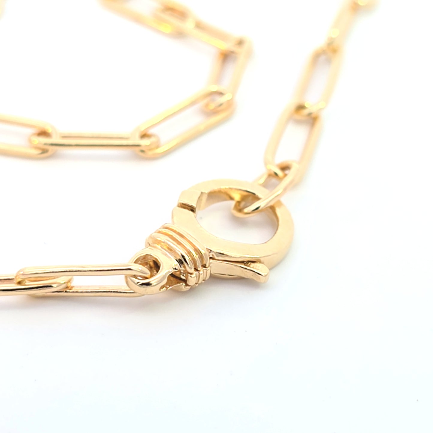 Handmade Paperclip Chain with Charm Holder