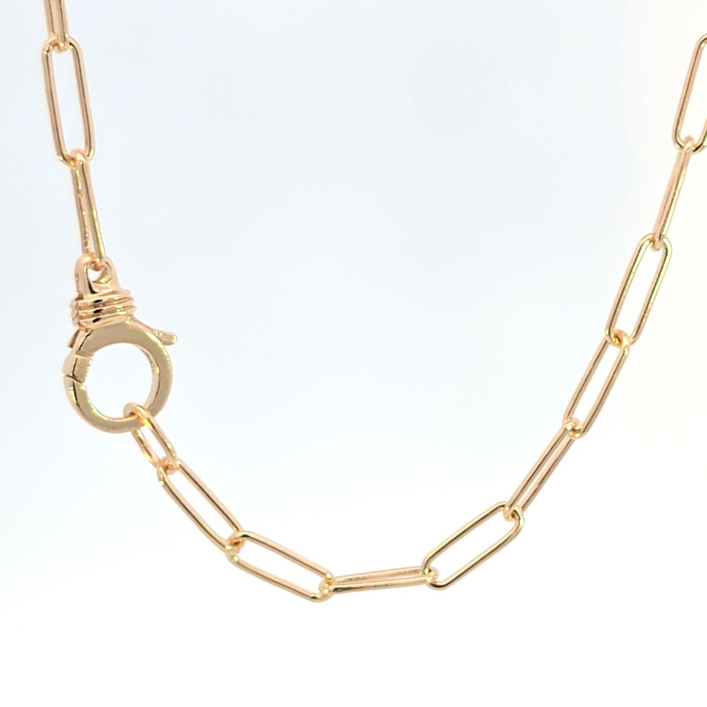 Handmade Paperclip Chain with Charm Holder