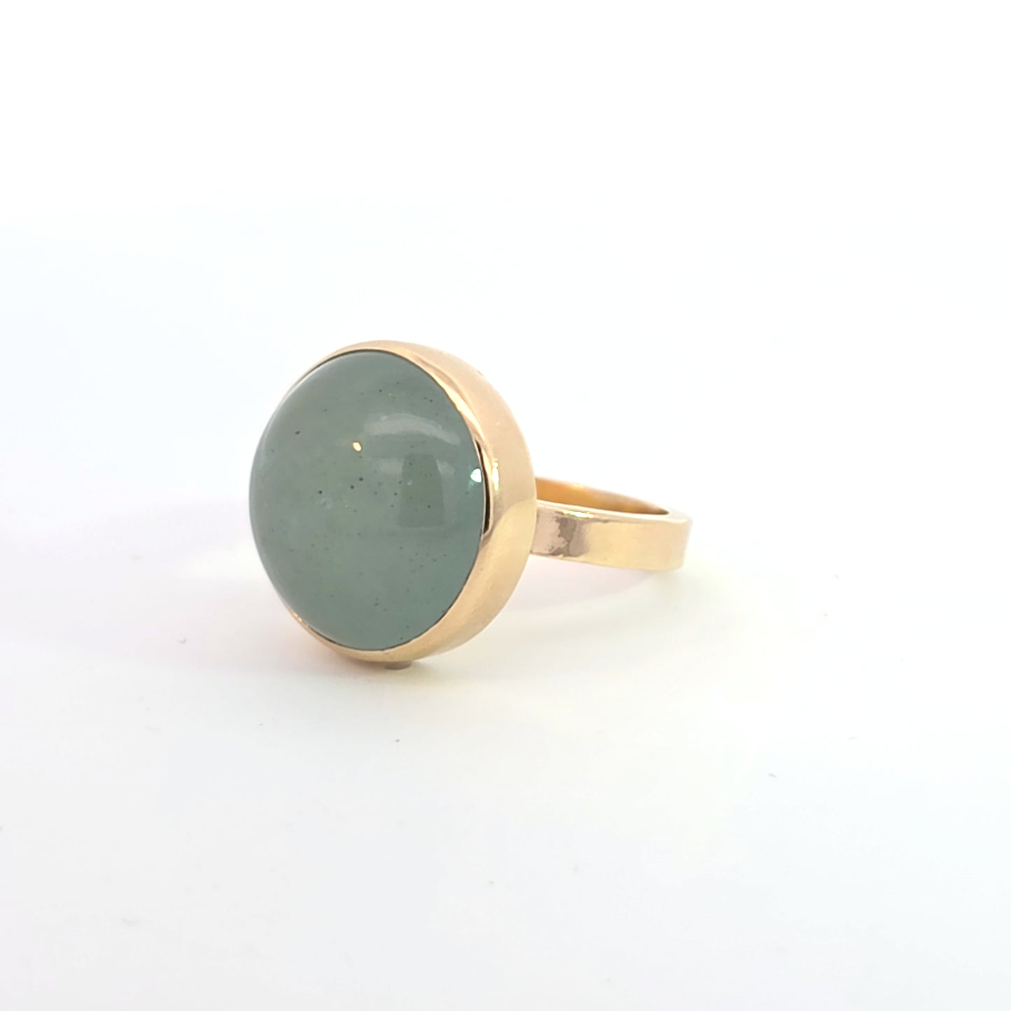 Aquamarine Cabochon Ring
