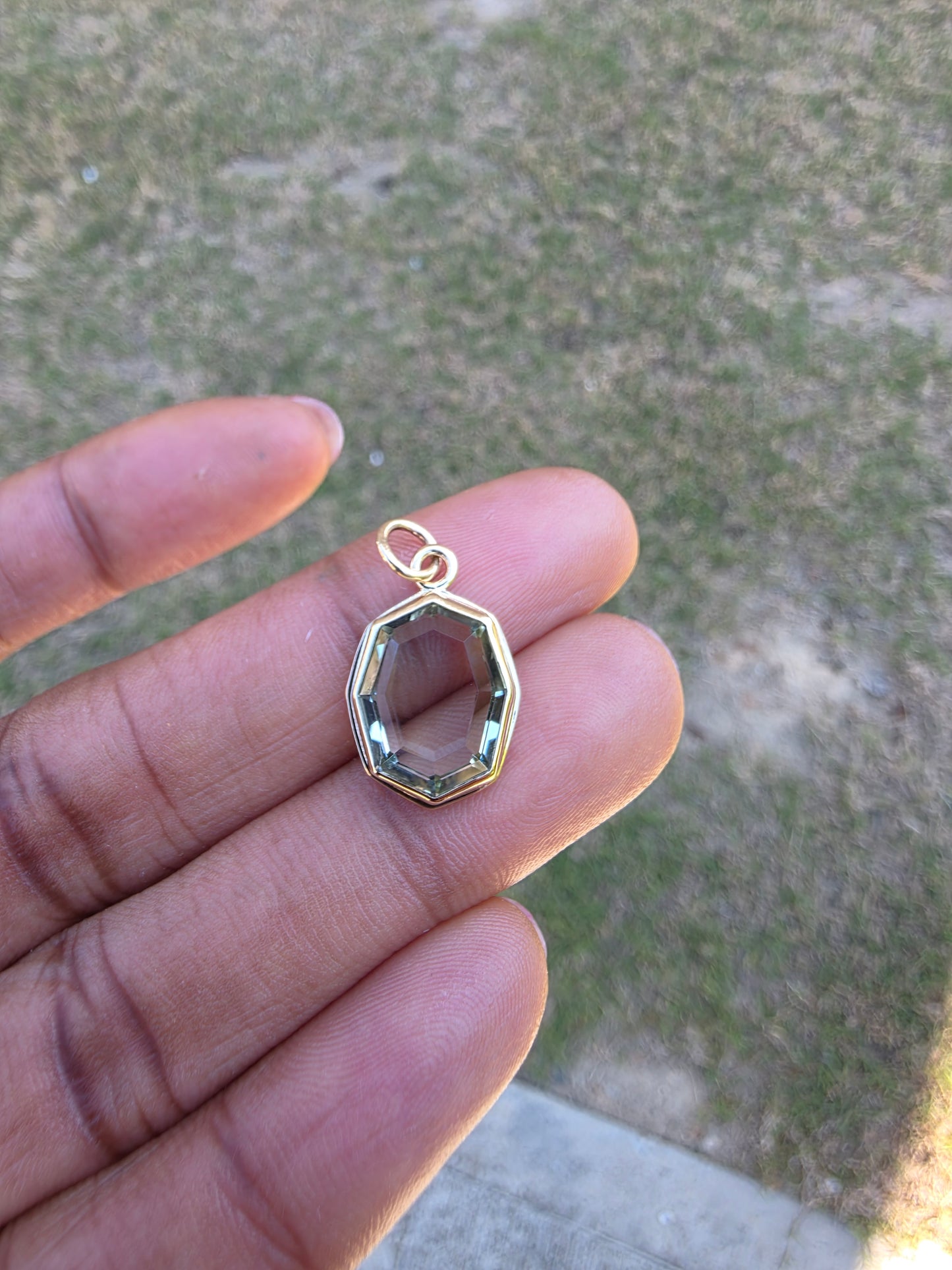 Prasiolite Pendant