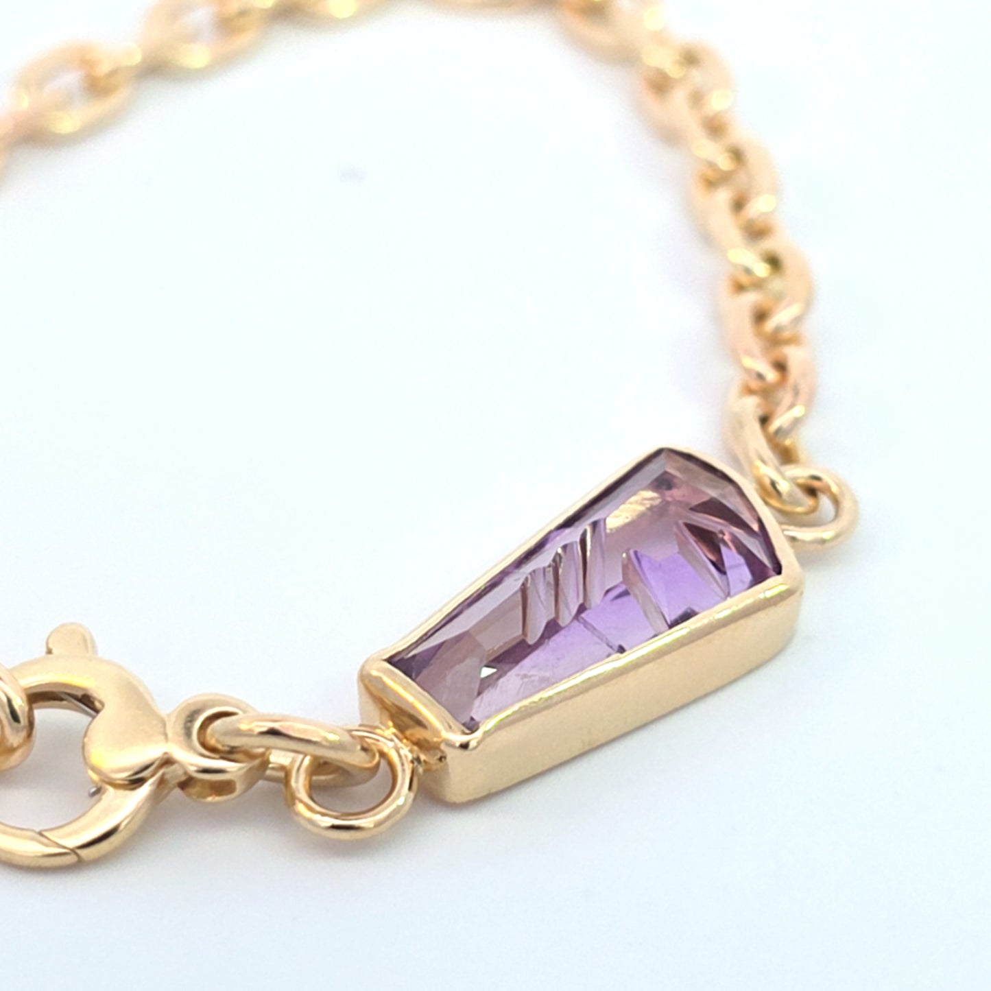 Carved Amethyst Bracelet 2