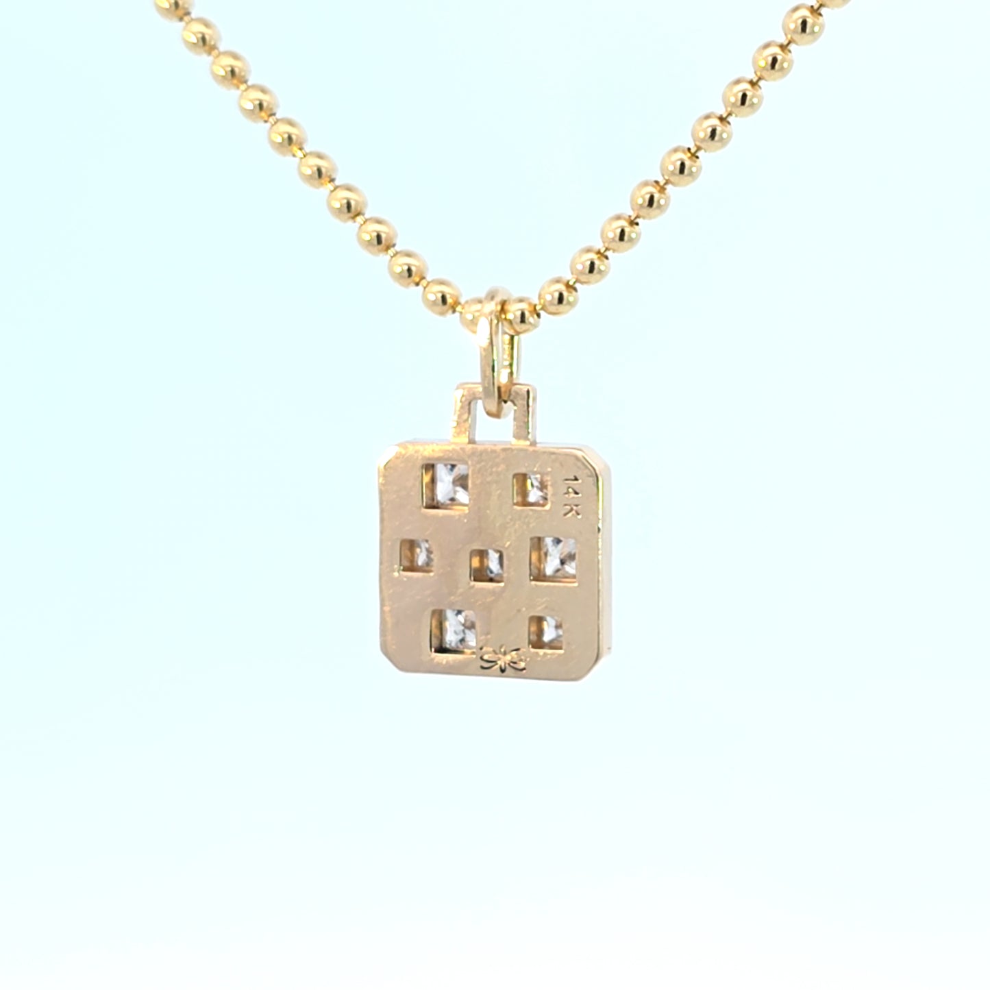 Small Building Blocks Pendant I Diamonds