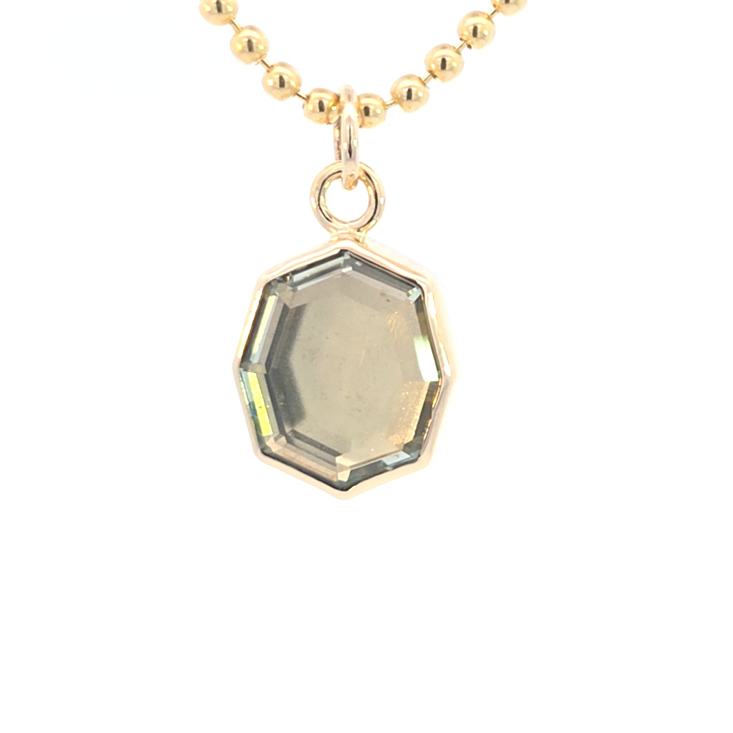 Green Amethyst Pendant