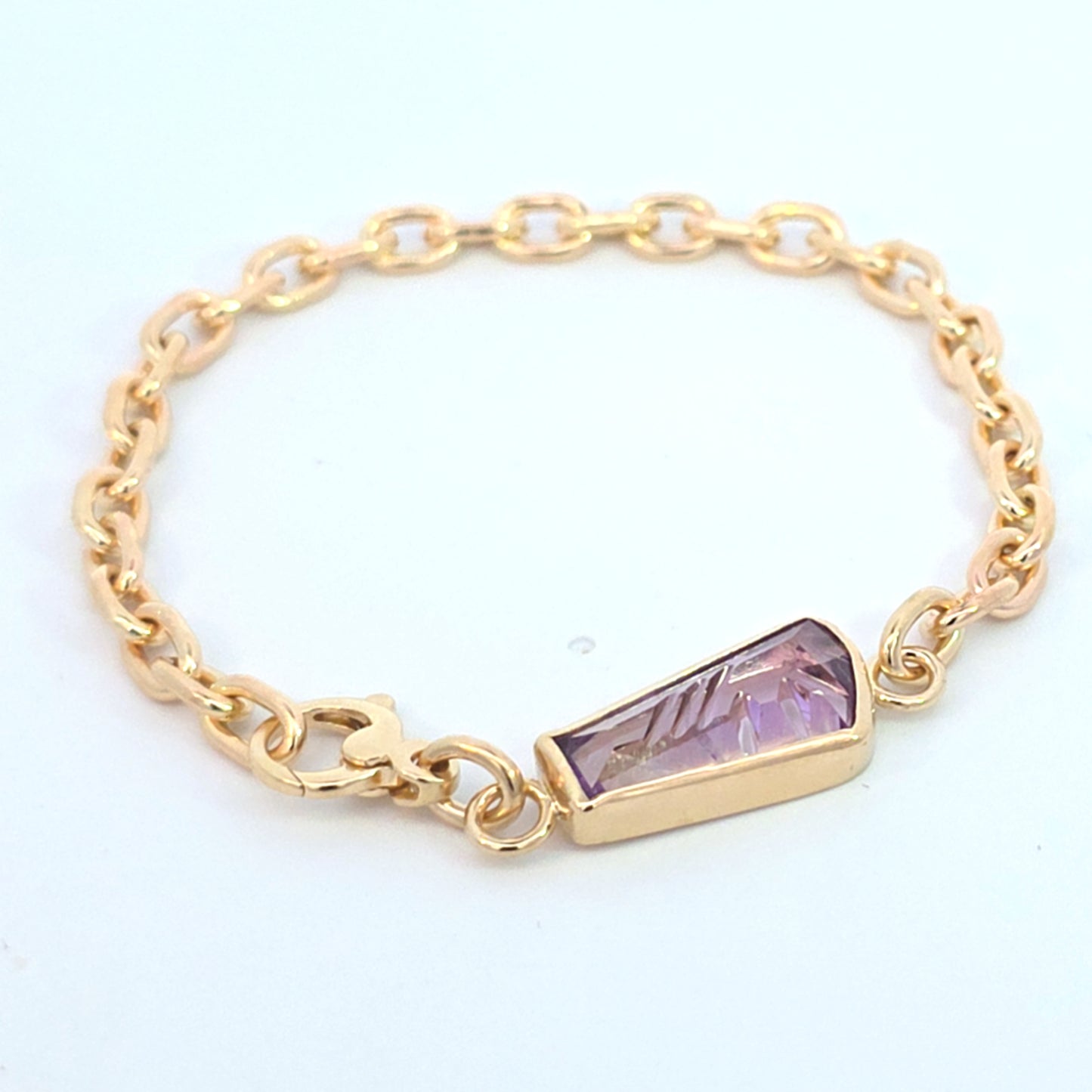 Carved Amethyst Bracelet 2