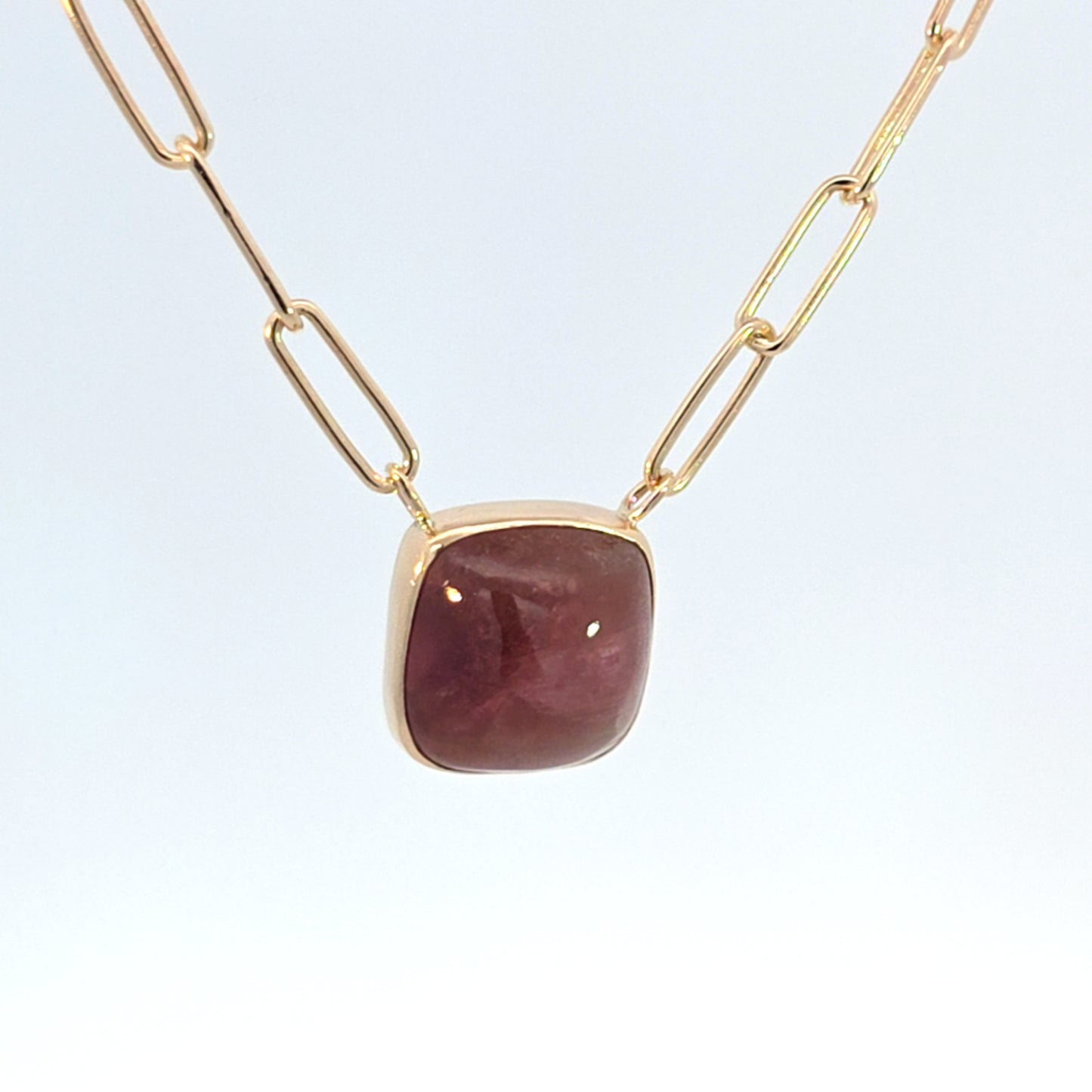 Pink Tourmaline Necklace
