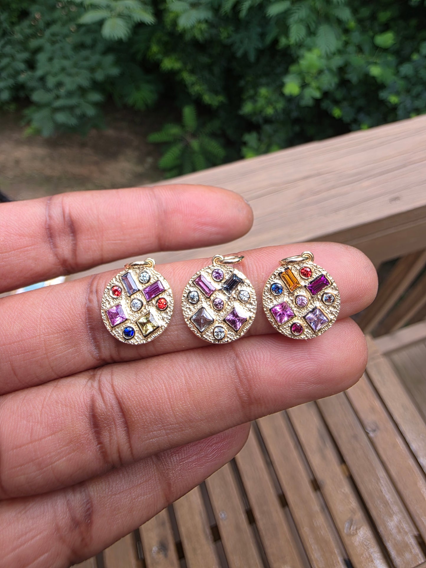 Mini Multi Gem Pendant