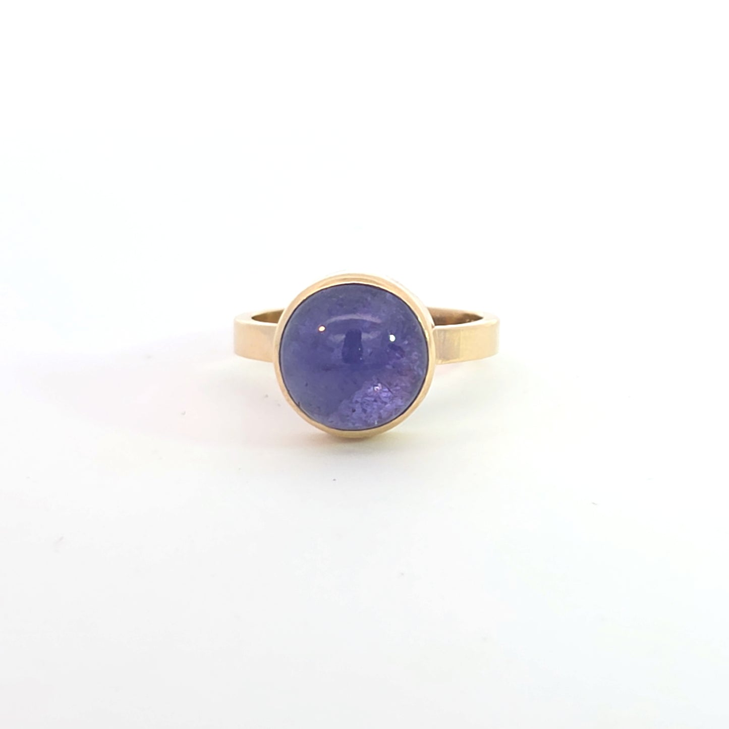 Tanzanite Cabochon Ring