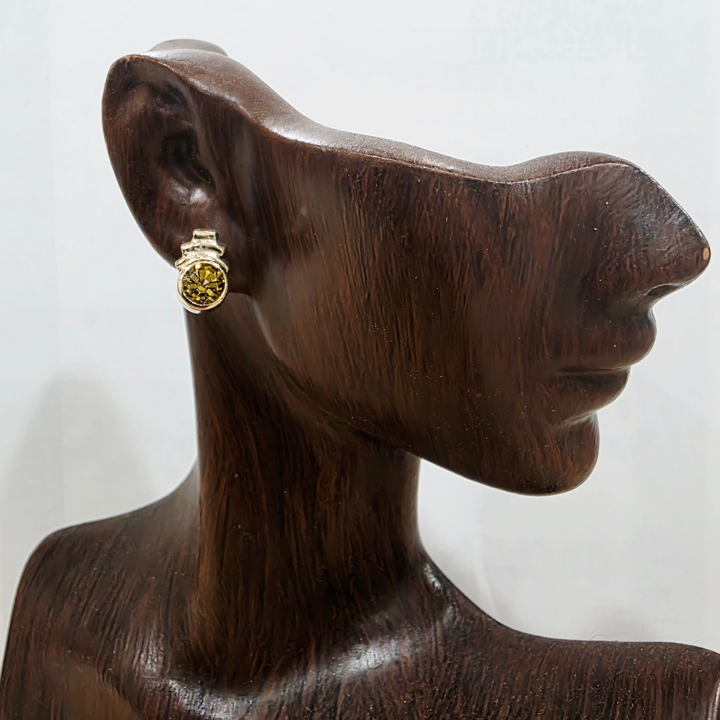 Mali Garnet Stud Earrings