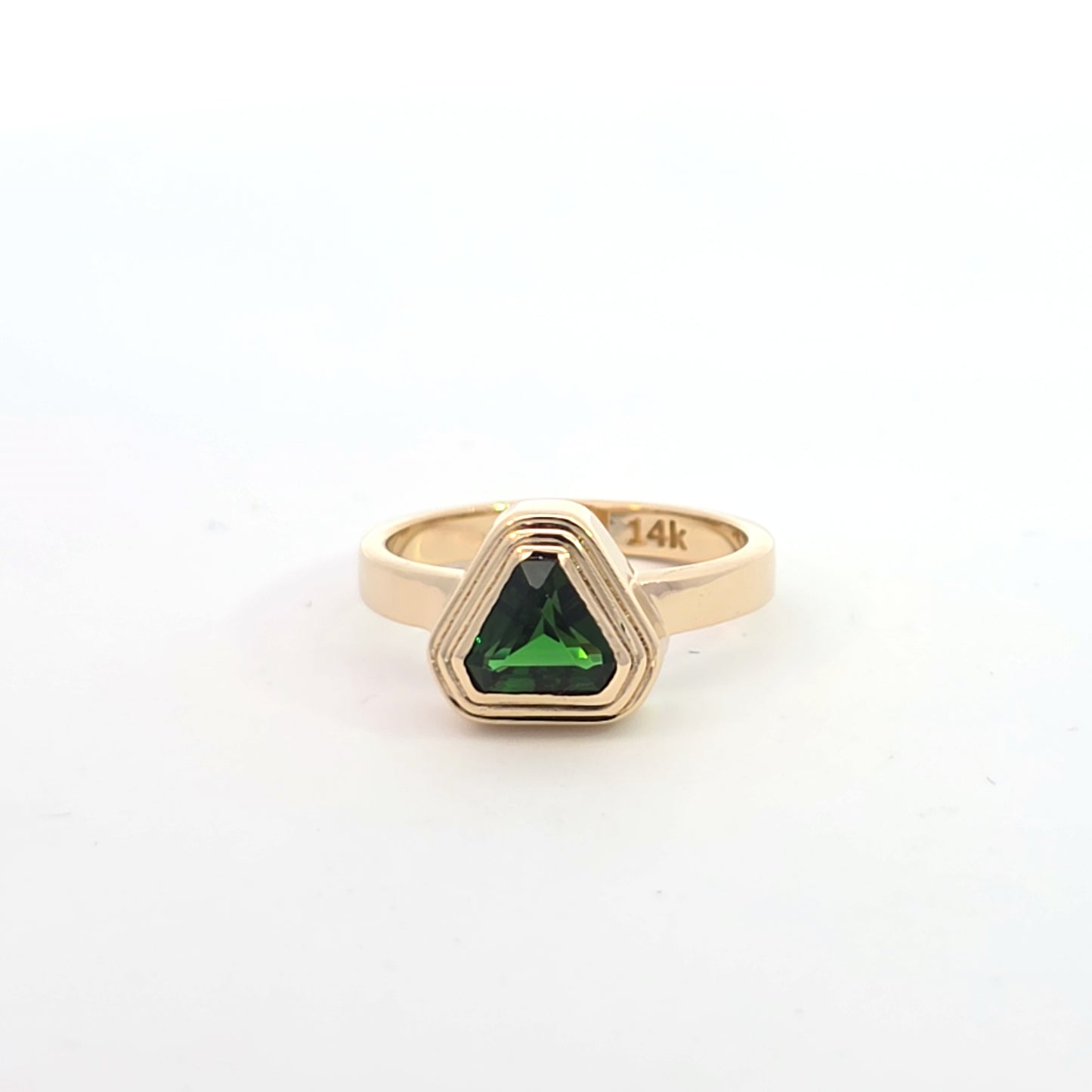Deep Green Chrome Tourmaline Ring