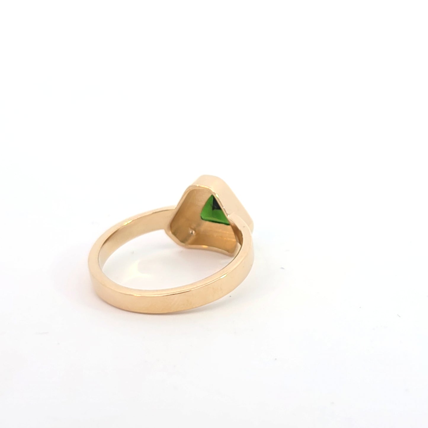 Deep Green Chrome Tourmaline Ring