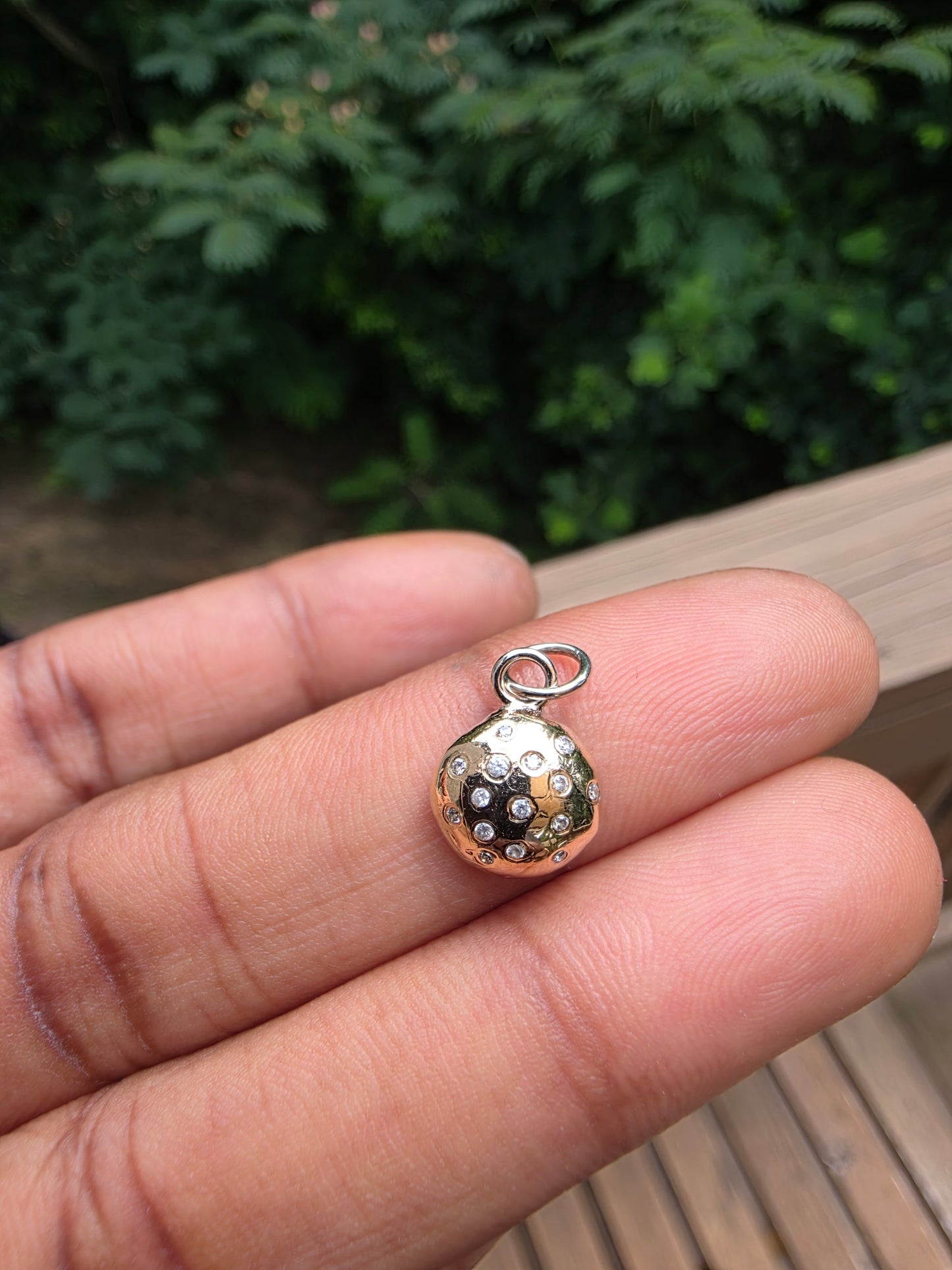 Small Diamond Nugget Pendant