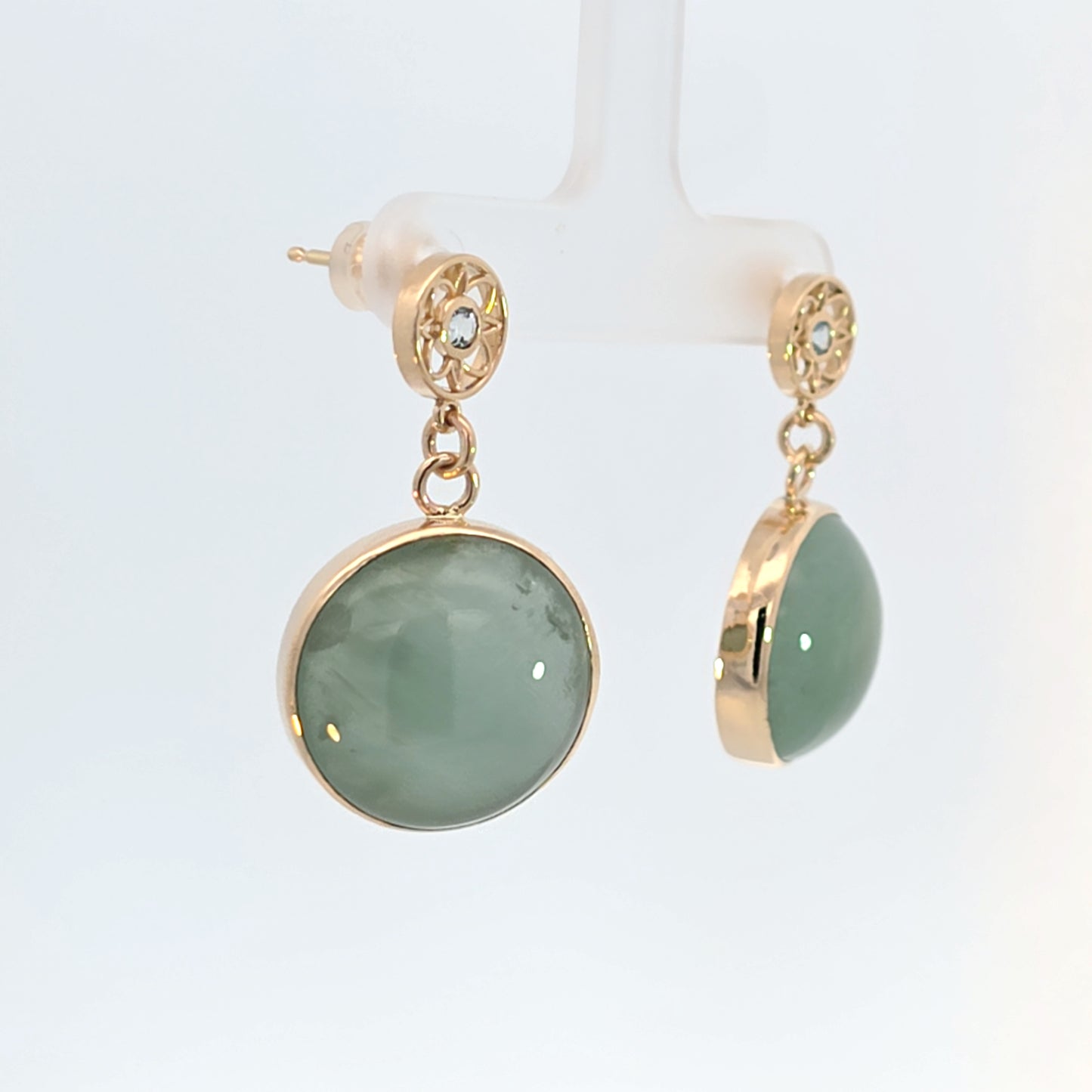 Aquamarine Dangle Earrings