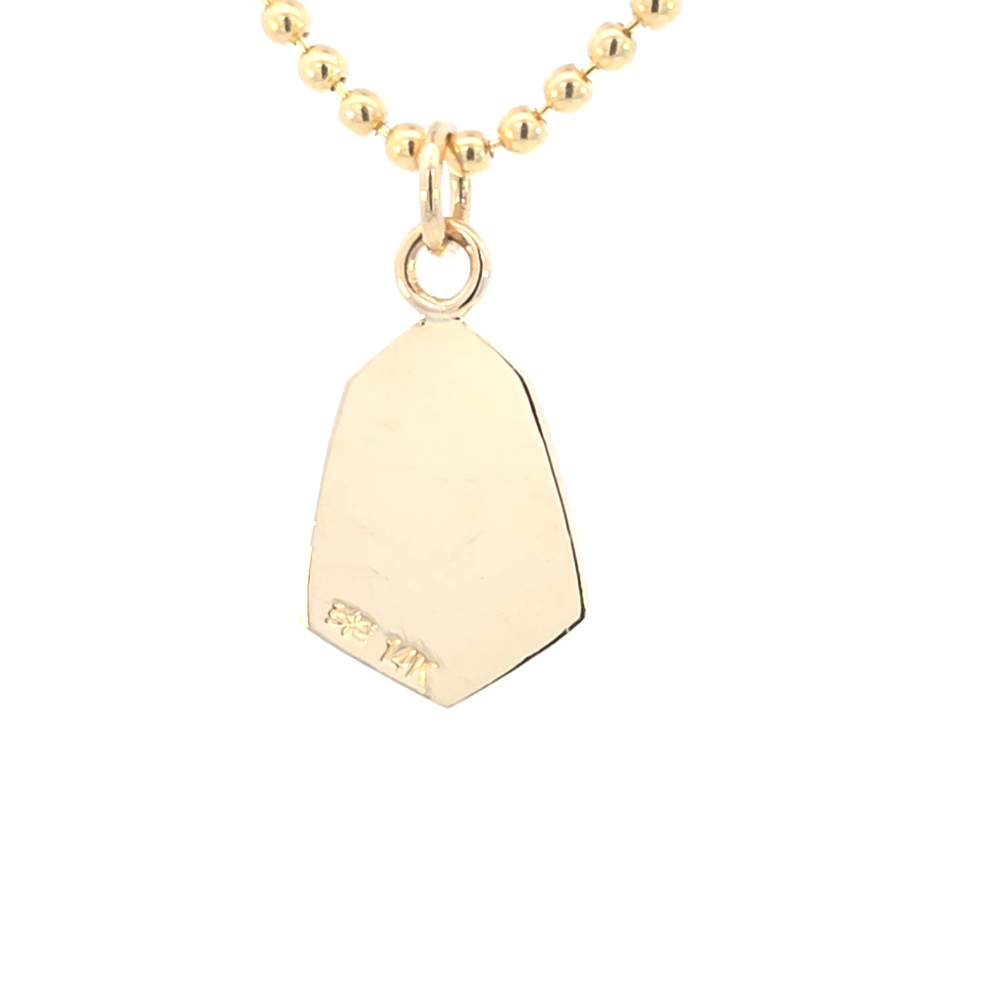 Aquamarine Shield Pendant