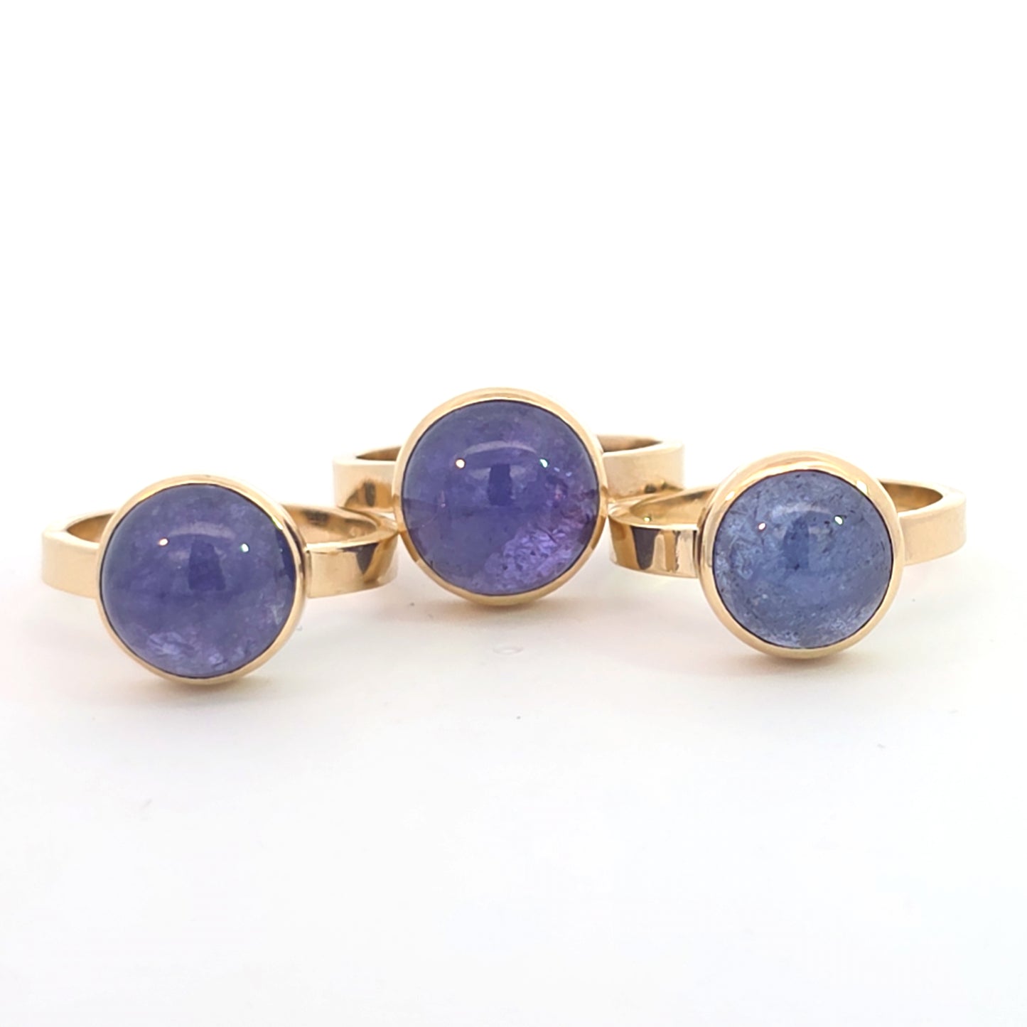 Tanzanite Cabochon Ring