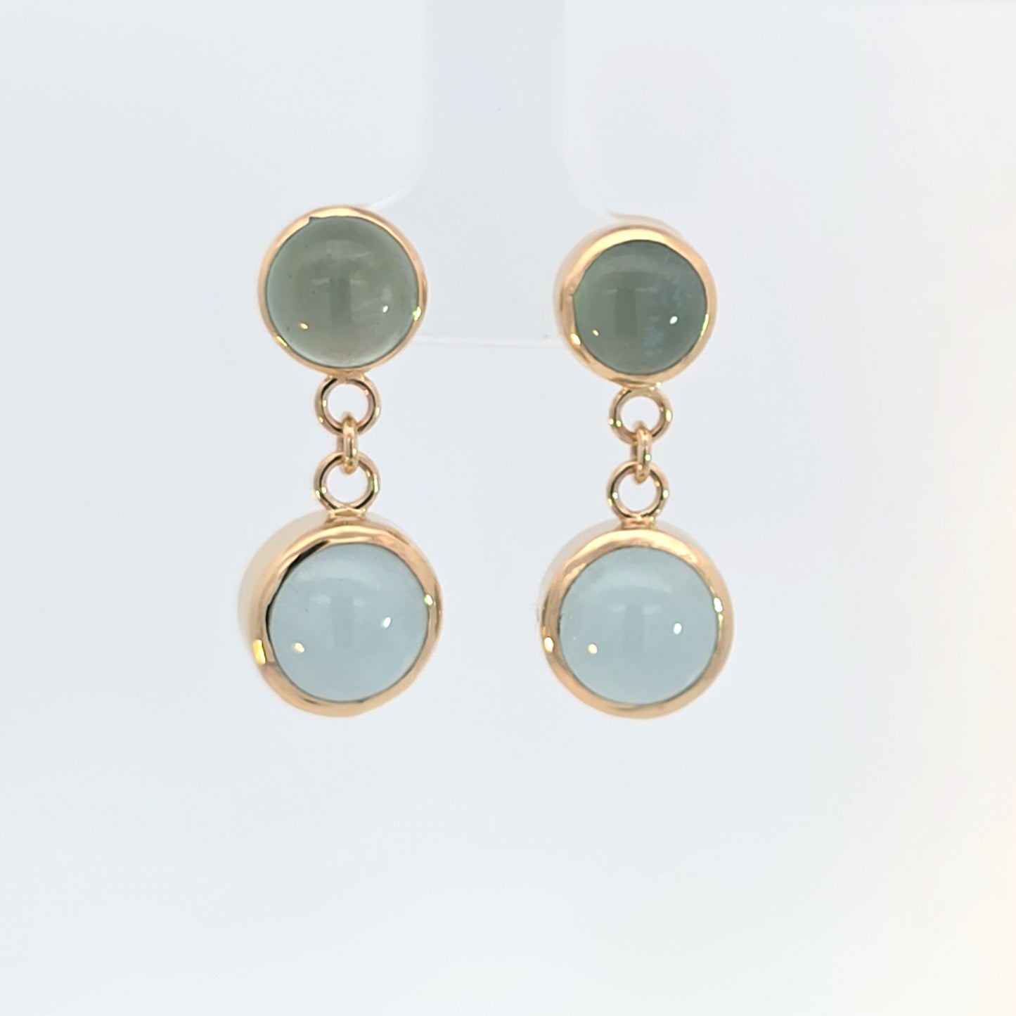 Aquamarine Double Drop Earrings