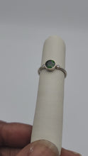 Load and play video in Gallery viewer, Chrome Diopside &amp; Diamonds 3 Stone Ring
