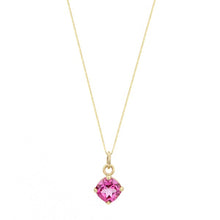 Load image into Gallery viewer, Pink Mystic Topaz 14k Yellow Gold Pendant

